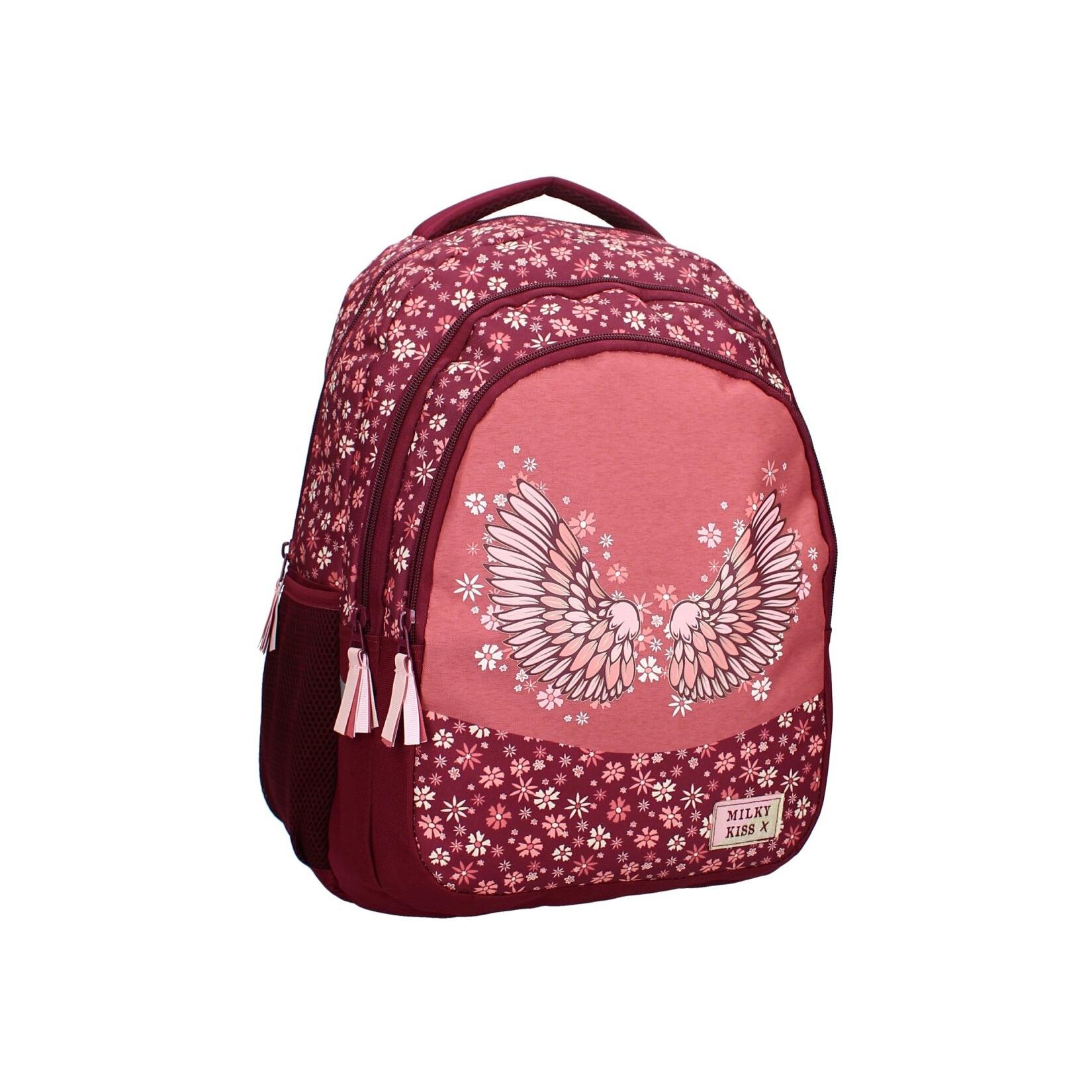 Milky Kiss Rucksack – Schultasche mit Große-Fächer Schulrucksack