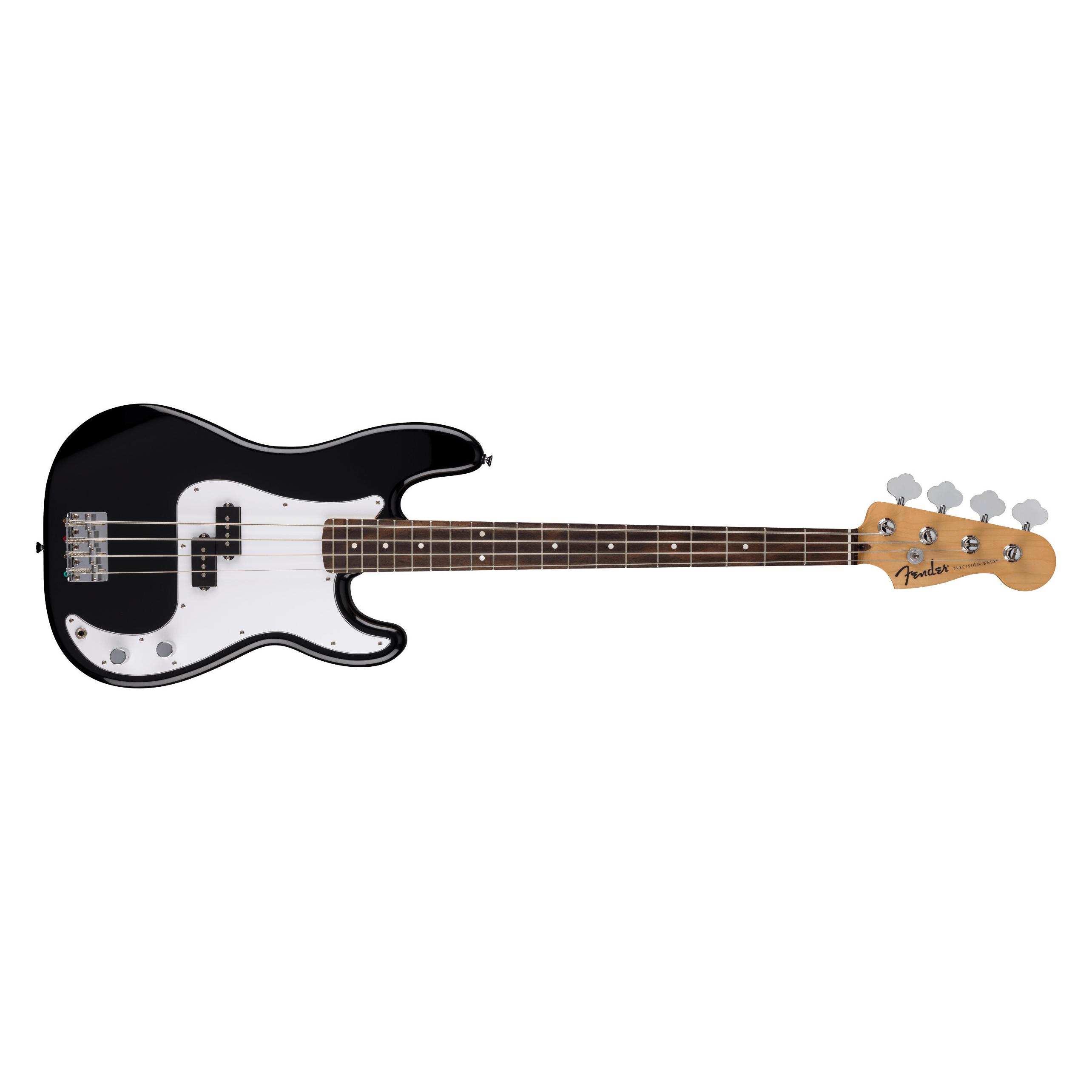 Fender Standard Precision Bass IL Black elektrische basgitaar (0266640506) (E-Bass, Ahorn, Erle, Palisander) (54406790)