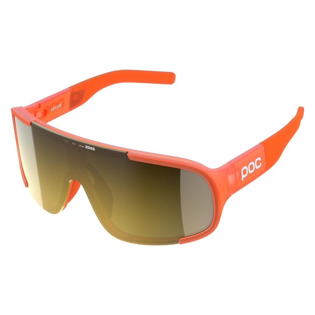 Poc Okulary rowerowe Aspire pomaraĹ"czowy (Orange, Transparente Rahmenfarbe, Gold) (969228)