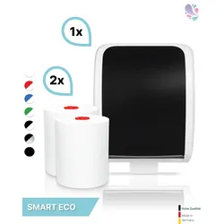 SET: Handtuchrollenspender Autocut, Blanc Cosmos verschied. Farben + 2 Handtuchrollen Smart ECO - PRODUKTSET
