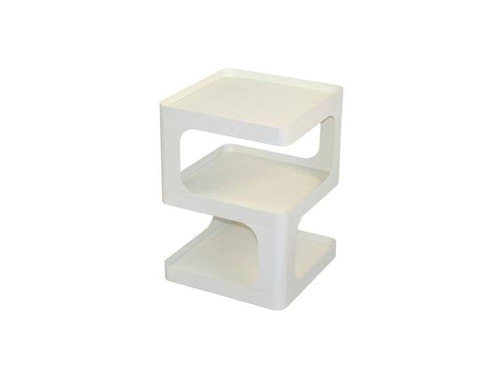 Mid.you Beistelltisch, Weiß, Metall, Uni, 35x55x35 cm, Wohnzimmer, Wohnzimmertische, Beistelltische, Beistelltische Metall