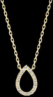 Edenly Halskette Frische - AlphÃ©e - Gelbgold, 18 Karat, mit Diamanten