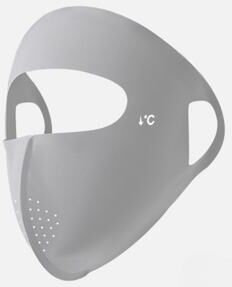 The Handy Homestead Cooling Ice Silk UV Face Cover For Motorcycle Riding And Outdoor Sports light Grey