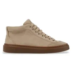 Camper für Damen. K400858-002 Beige Runner Twentyfive Sneaker-Boots aus Leder (35), Wohnung, Schnürsenkel, Lässig