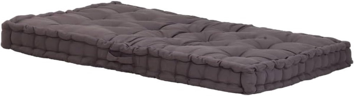 Palletkussen Antraciet - Zitkussen voor Tuinbank - Breedte: 120 cm, Diepte: 80 cm