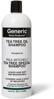 Generic Value Products Tea Tree Oil Shampoo Compare to Paul Mitchell Tea Tree Special Shampoo 33.8 oz 33.8 Oz