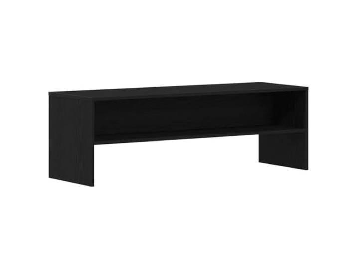 hliofuir TV-Schrank Schwarz Eichen-Optik 120x40x40 cm Holzwerkstoff Vielseitige Ablage für Geräte und Medien im Wohnzimmer sowie Schlafzimmer mit pflegeleichter Beschichtung.