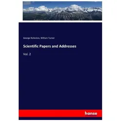 Scientific Papers and Addresses, Fachbücher von William Turner, George Rolleston