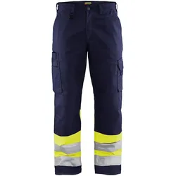 Blakläder, Arbeitshose, unisex Warnschutzhose 1564 marine, gelb Grösse 27 (27)