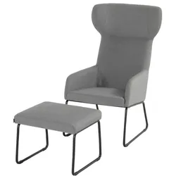 Hartman, Sessel, Chris Loungesessel und Loungehocker Aluminium