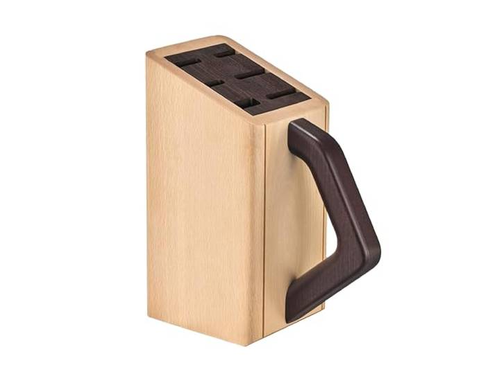 Victorinox Messerblock ohne Inhalt, Platz für 6 Messer, Messer-Aufbewahrung, Platzsparend, Elegantes Design aus Holz