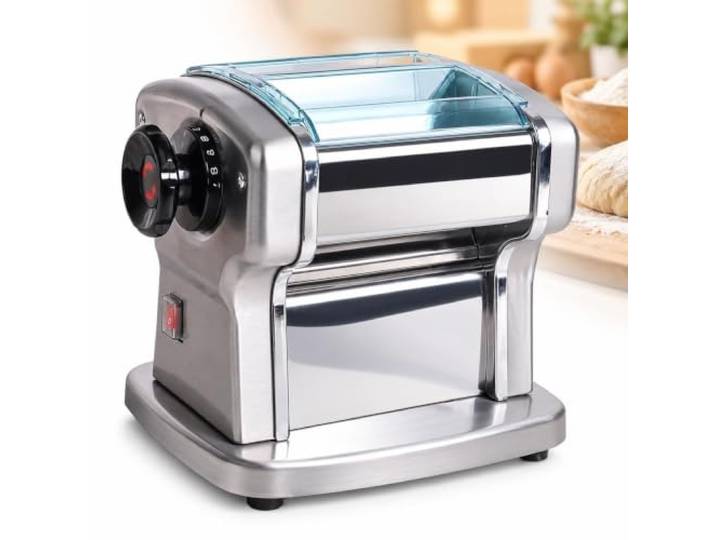 Nudelmaschine, kleine Nudelpressmaschine for den Haushalt Wasserdichter One-Touch-Schalter, sicherer Dauerbetrieb, for kleine Catering-Szenarien