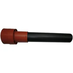 KG Wolf, Zubehör Belüftungstechnik, Dachdurchführung DN160 isoliert, L:1159mm, rot, für CWL