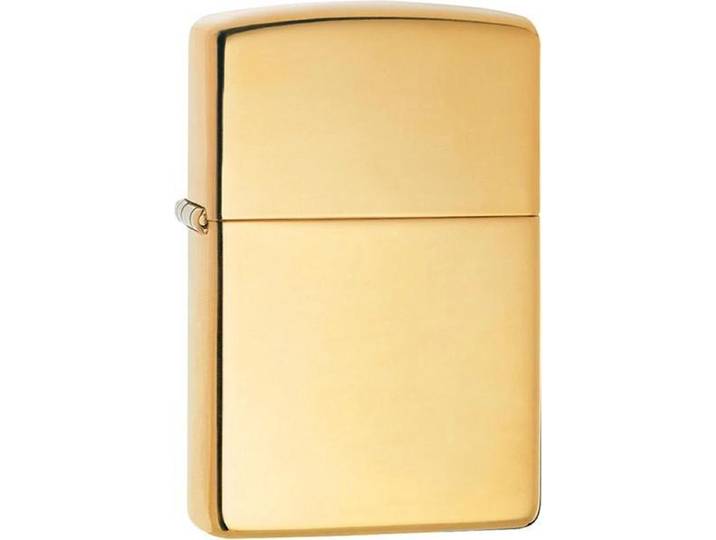 Zippo aansteker Brass High Polished Rotterdam