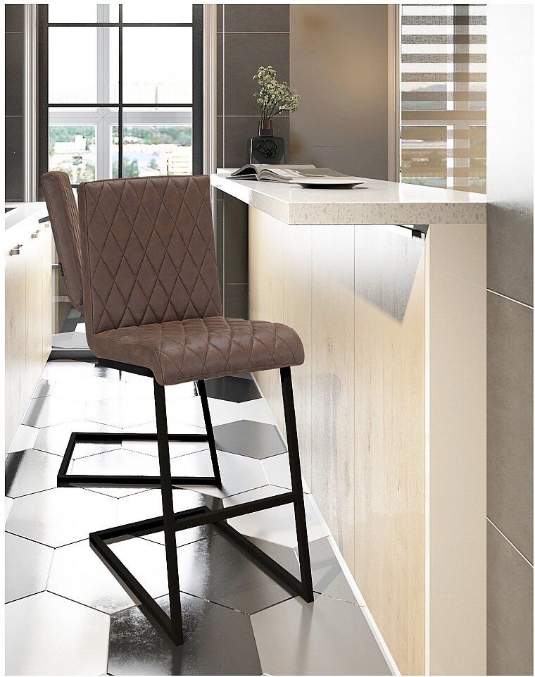 Loft24 Wanda Barchair 2pk Marrón