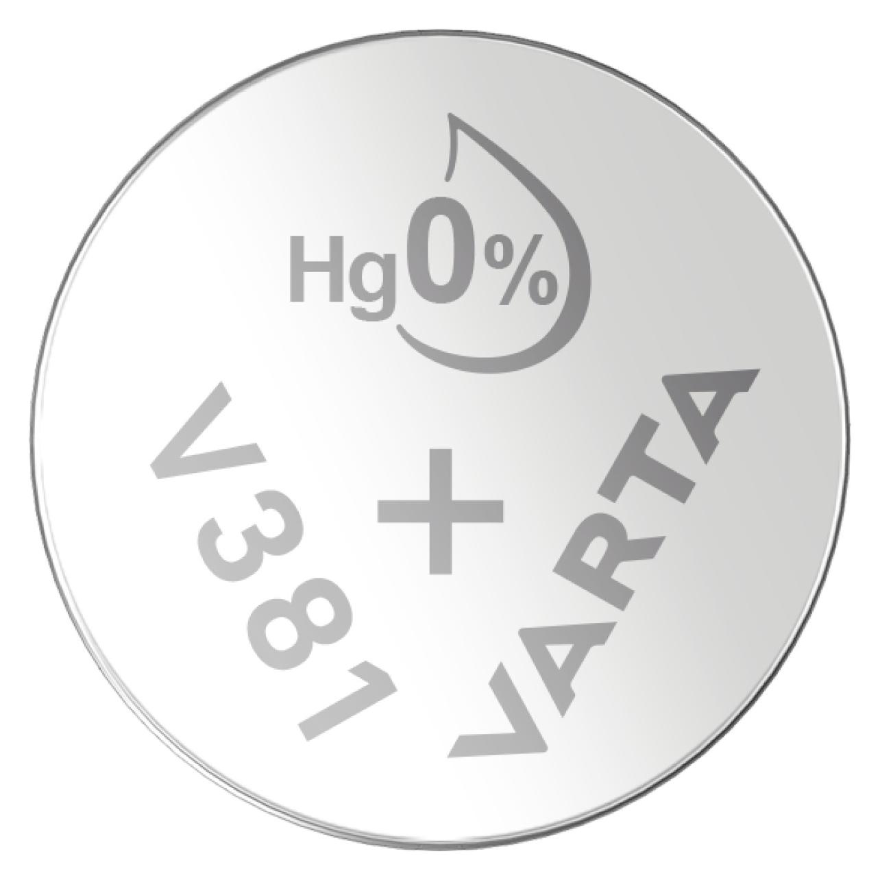 Varta V 381 - Batterie SR55 (1 Stk., SR55, 45 mAh) (00381101111)