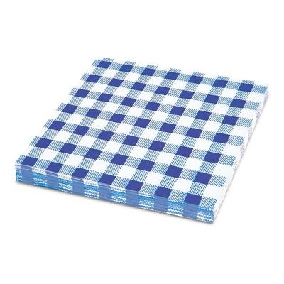 VEPATIM 2000x Servietten Prägeservietten 33 x 33 cm 1-lagig KARO blau