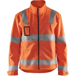 Warnschutz-Softshelljacke "4838" - M - Orange