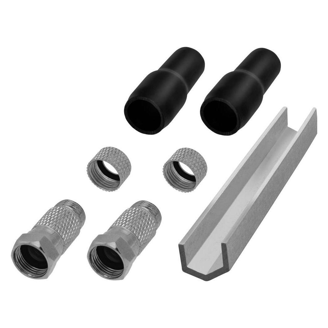 Tru Components F-Stecker Set Twin (Antennenkabel) (TC-6936288)