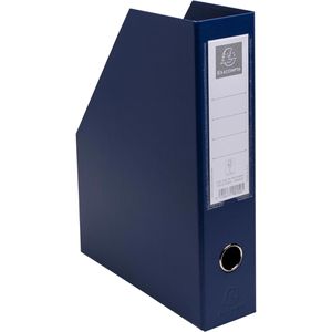 Exacompta Stehsammler 90152E, A4, Karton mit Kunststoffbezug, dunkelblau