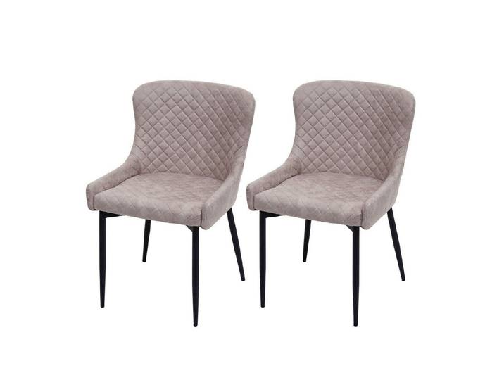 MCW Esszimmerstuhl MCW-H79-2 (Set, 2 St), 2er-Set, Bequeme Formgebung, Inklusive Fußbodenschoner
