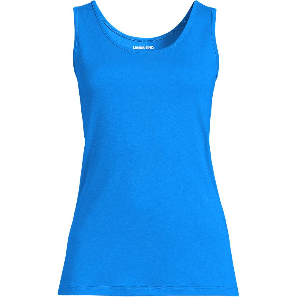 Baumwoll-Top für Damen in Plus-Größe, Damen, size: plus, Blau, Baumwolle, by Lands' End