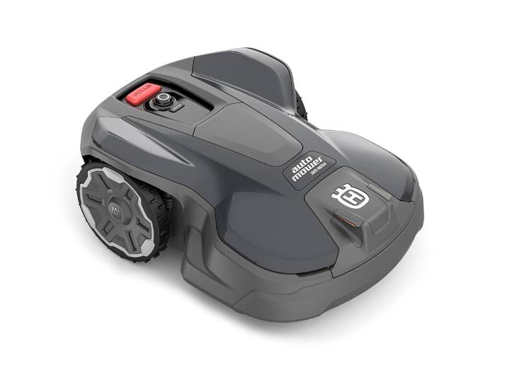 Rasenmähroboter HUSQVARNA 320 NERA, 2200 m² , grau (bunt), B:54cm H:28cm T:75cm, Rasenmähroboter, Rasenmähroboter, mit Diebstahlalarm