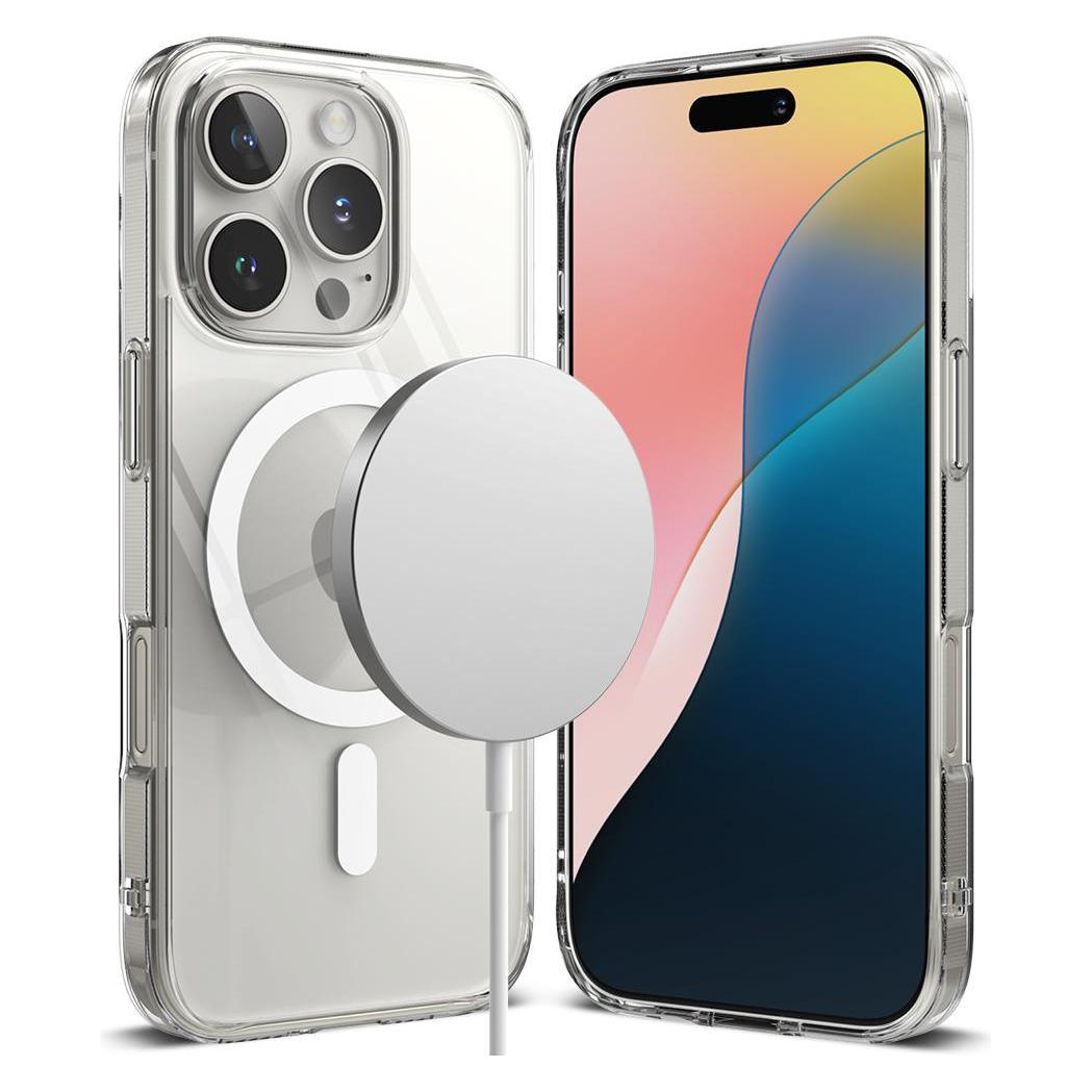 Ringke - Fusion MagSafe - iPhone 16 Pro - Clear (Apple iPhone 16 Pro) (56360681)