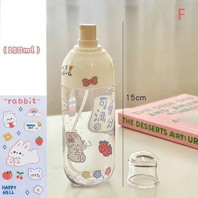 Inspired Living Travel Press Pump Dispenser Bottle Leakproof Portable Lotion & Makeup Remover Container f