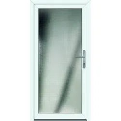 Feba NovoLife Nebeneingangstüre Modell Flachau (alte Bezeichnung NovoTherm Grünewald) - weiß
