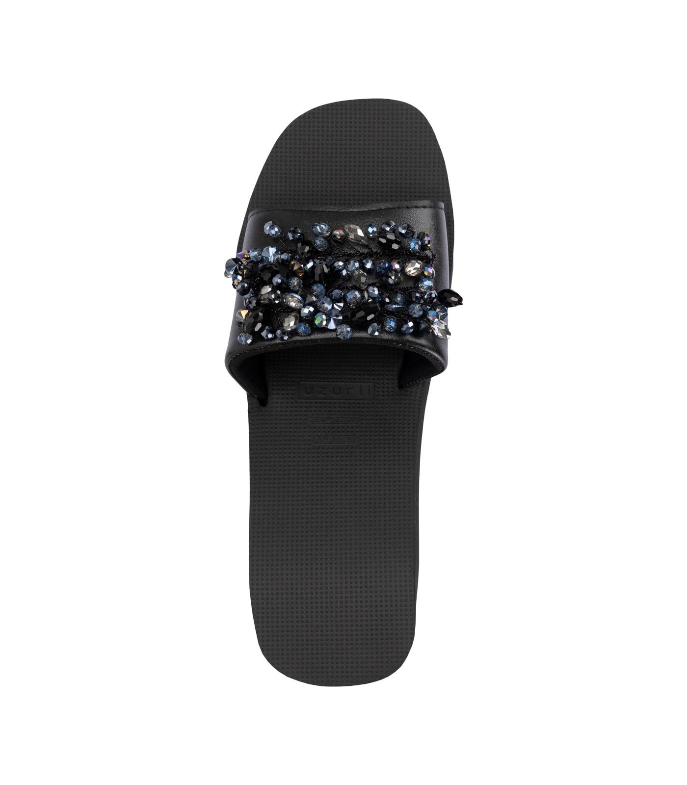 Schwarze Amazon Sandalen-Flip-Flops