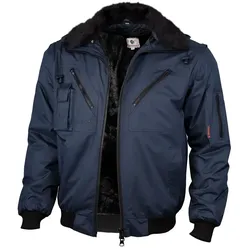 Pilotenjacke 4in1 wasserfest - L - marine