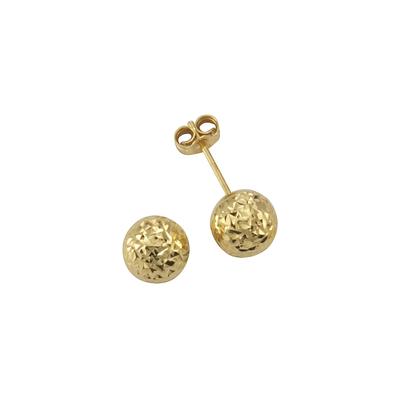 Paar Ohrstecker "585/- Gelbgold Kugel Ø 7mm", gold (gelb), FASCINATION BY ELLEN K., Ohrringe, Damen, one-size, Gold