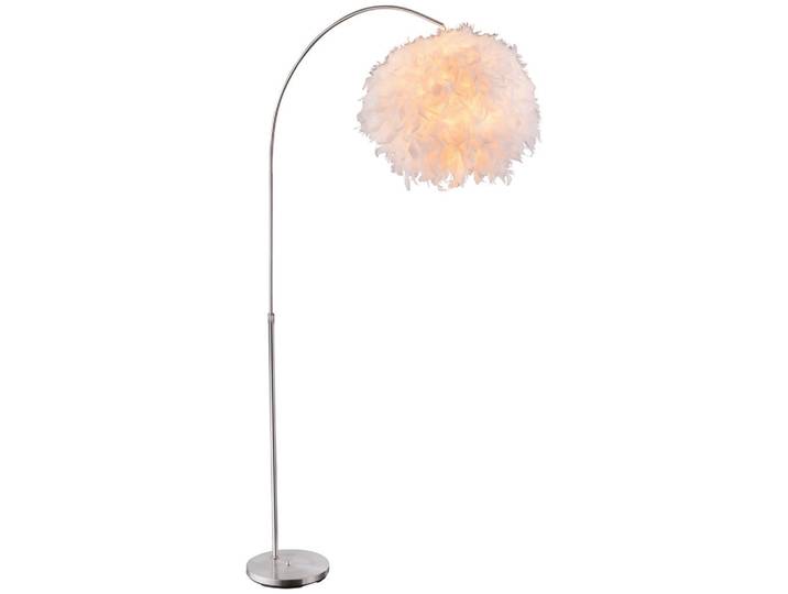 Globo Bogenleuchte, Nickelfarben, Textil, rund, 45x196x96 cm, CE, Wippschalter, Lampen & Leuchten, Innenbeleuchtung, Stehlampen, Bogenlampe