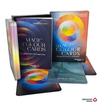 Magic Colours Cards - 32 Inspirationskarten mit Booklet, Gebundene Ausgabe von Klausbernd Vollmar, Königsfurt-urania, 978-3-86826-203-2