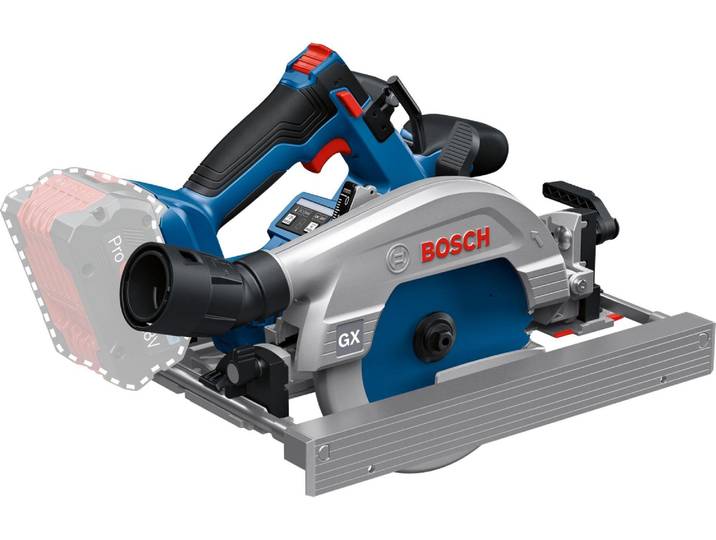 SCIE CIRCULAIRE GKS 18V-57-2 GX\, 1x guide parallèle\, solo L-BOXX