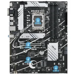 ASUS PRIME B760-PLUS D4 (LGA 1700, Intel B760, ATX), Mainboard