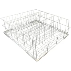 GSP Professional Spülkorb Gläserspülkorb Drahtgitterkorb 500x500 mm x 5 Reihen Draht Gastro - Für alle Maschinen geeignet