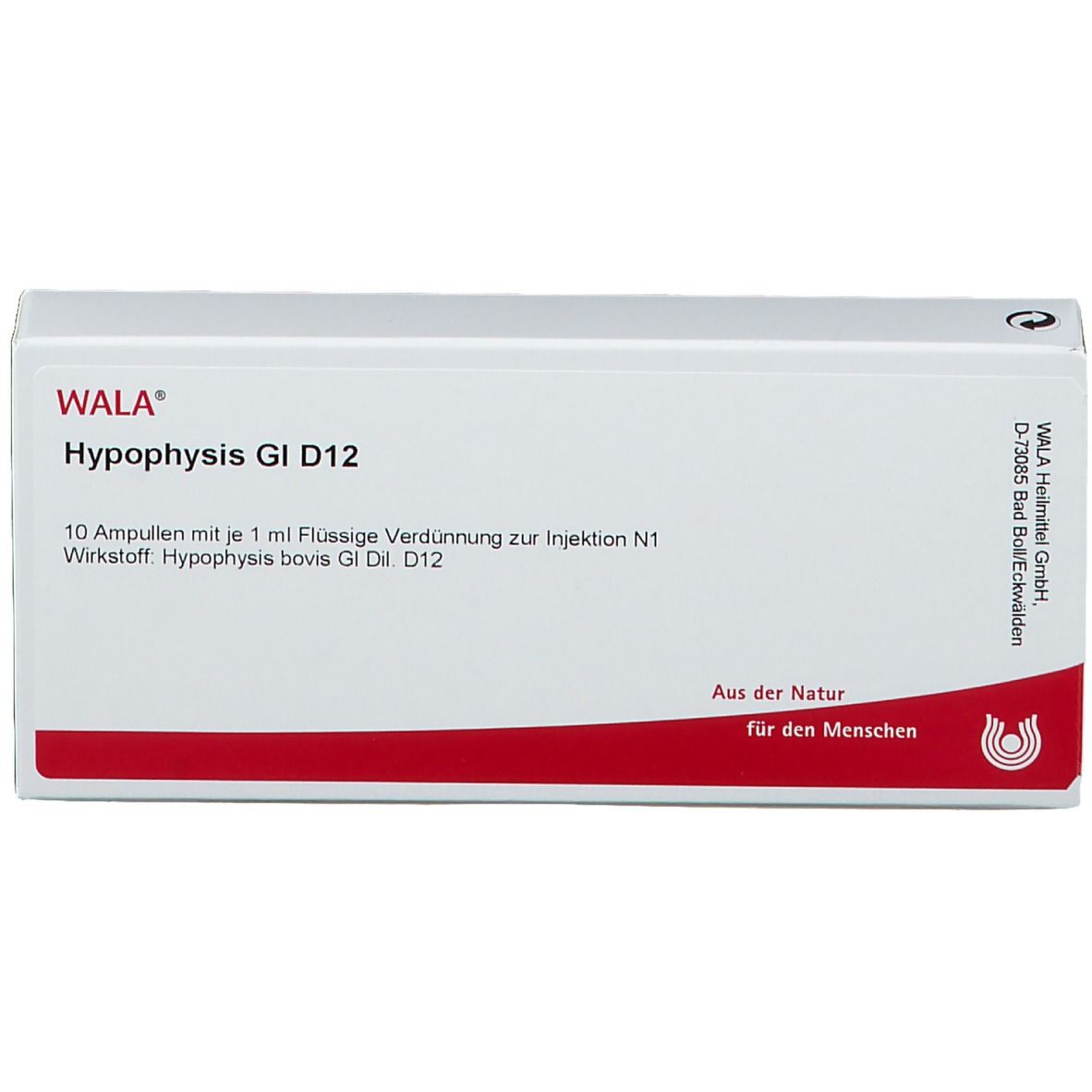 Hypophysis GL D 12 Ampullen 10x1 ml
