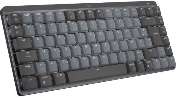 Logitech MX Mechanical Mini Draadloos Toetsenbord met Achtergrondverlichting, AZERTY, Grafiet