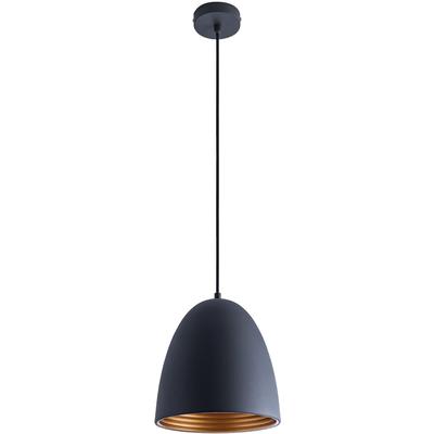 PACO HOME Pendelleuchte "JACK", grau (anthrazit), 1, Leuchten, Hängelampe Esszimmer Küchenlampe Hängend Esstischlampe Innen Gold, Pendelleuchte