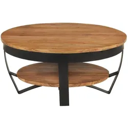 vidaXL, Couchtisch + Beistelltisch, Hadenos (Akazie Massivholz) (65 x 32 cm)