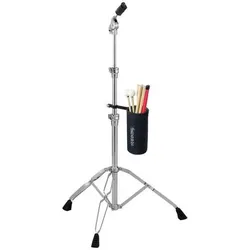 Pearl C930 Gerader Beckenständer mit Drumstick-Halter, Instrumentenständer + Halter, Silber