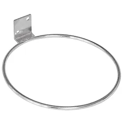 Wandhalterung Edelstahl für runde Kanülenabwurfbehälter bis ca. Ø 13,5 cm