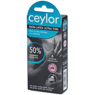 Ceylor Non Latex Präservativ Ultra Thin 6 Stk St Kondome