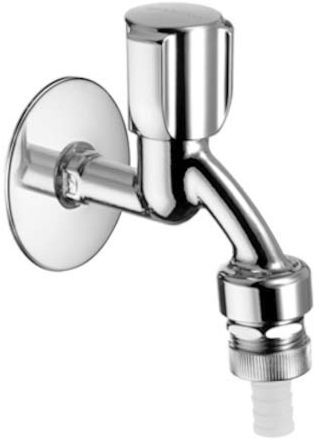 Schell Comfort Auslaufventil 033510699 G 1/2 AG, verchromt, mit COMFORT-Griff/Fettkammeroberteil