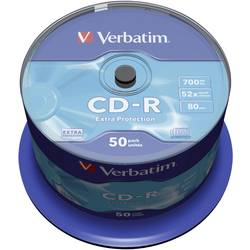 Verbatim 43351 CD-R 80 Rohling 700 MB 50 St. Spindel