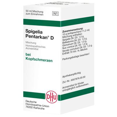 Spigelia Pentarkan D Mischung 50 ml