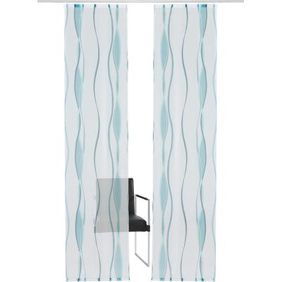 OTTO home "Dimona" Klettschiene 2 Stk. tlg. 2-er Set, Fertiggardine, mit Befestigungszubehör, Wellen