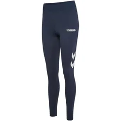 hummel, Damen, Tights, Legacy (S), Blau
